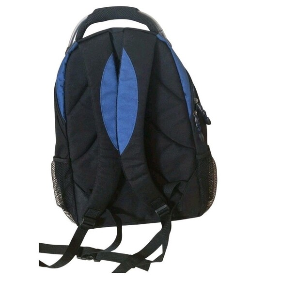 Tesoro Fire Dept Canvas Backpack Navy black gray Embroidered Firefighter logo - Picture 5 of 5